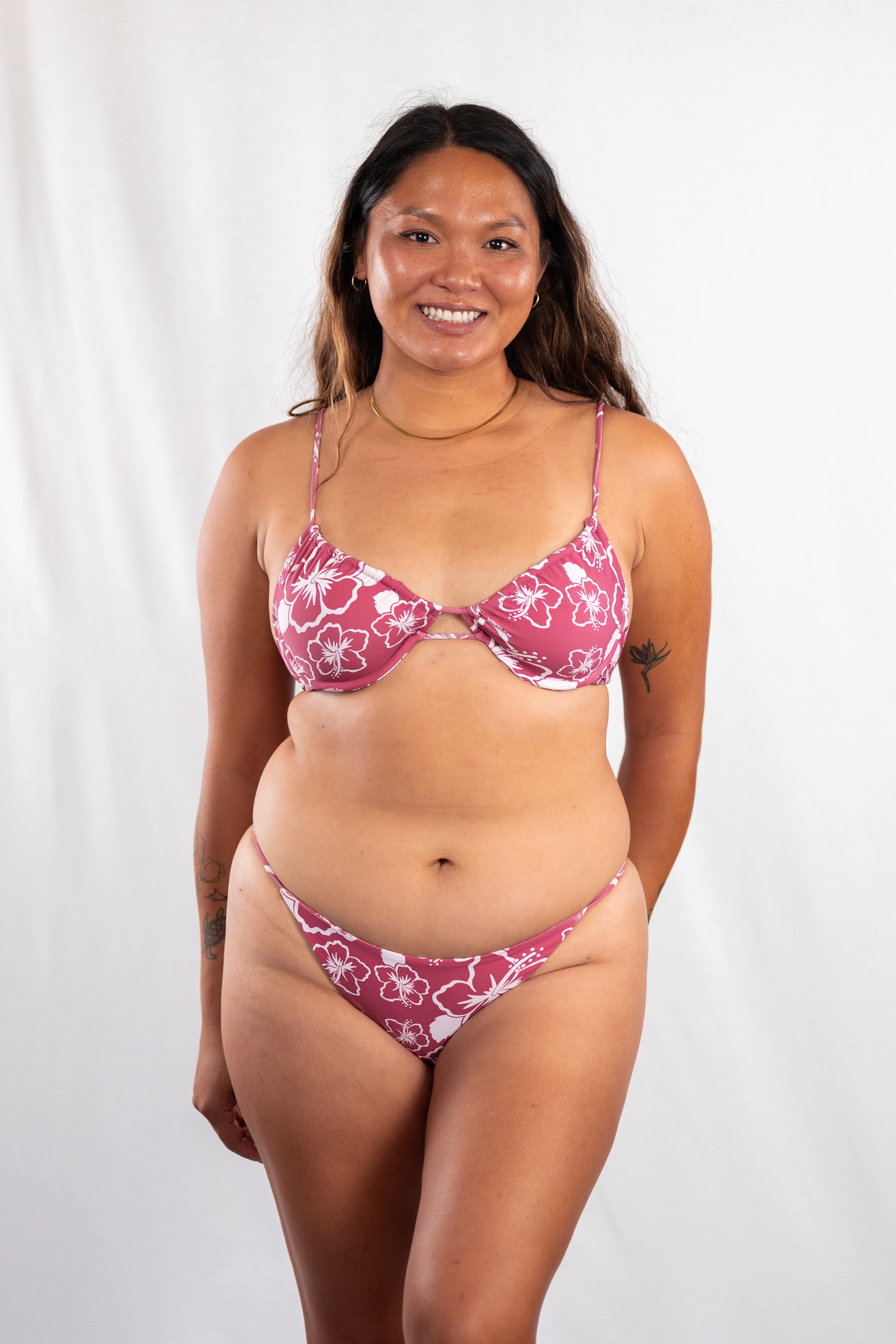 Celeste Top - Hibiscus Blush