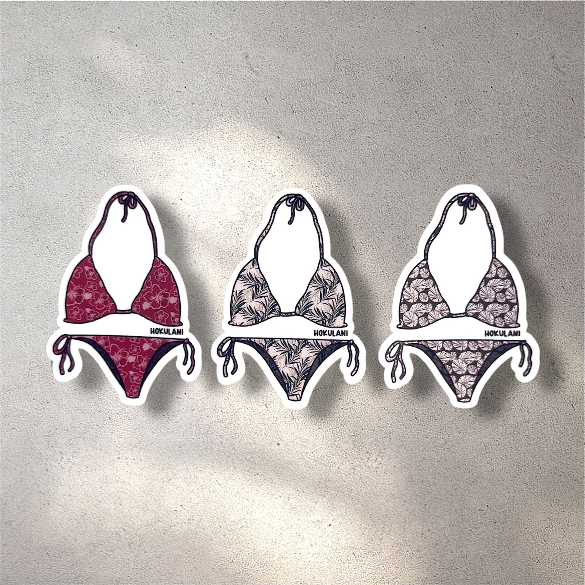 Island Capsule 25' Bikinis Sticker Set